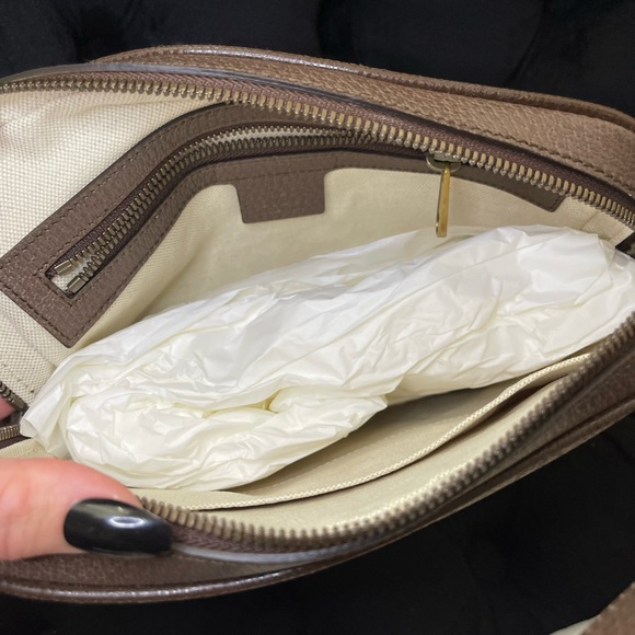 NEW 💯AUTHENTIC Gucci OPHIDIA GG SMALL MESSENGER BAG🤎❤️💚 - Picture 8 of 15